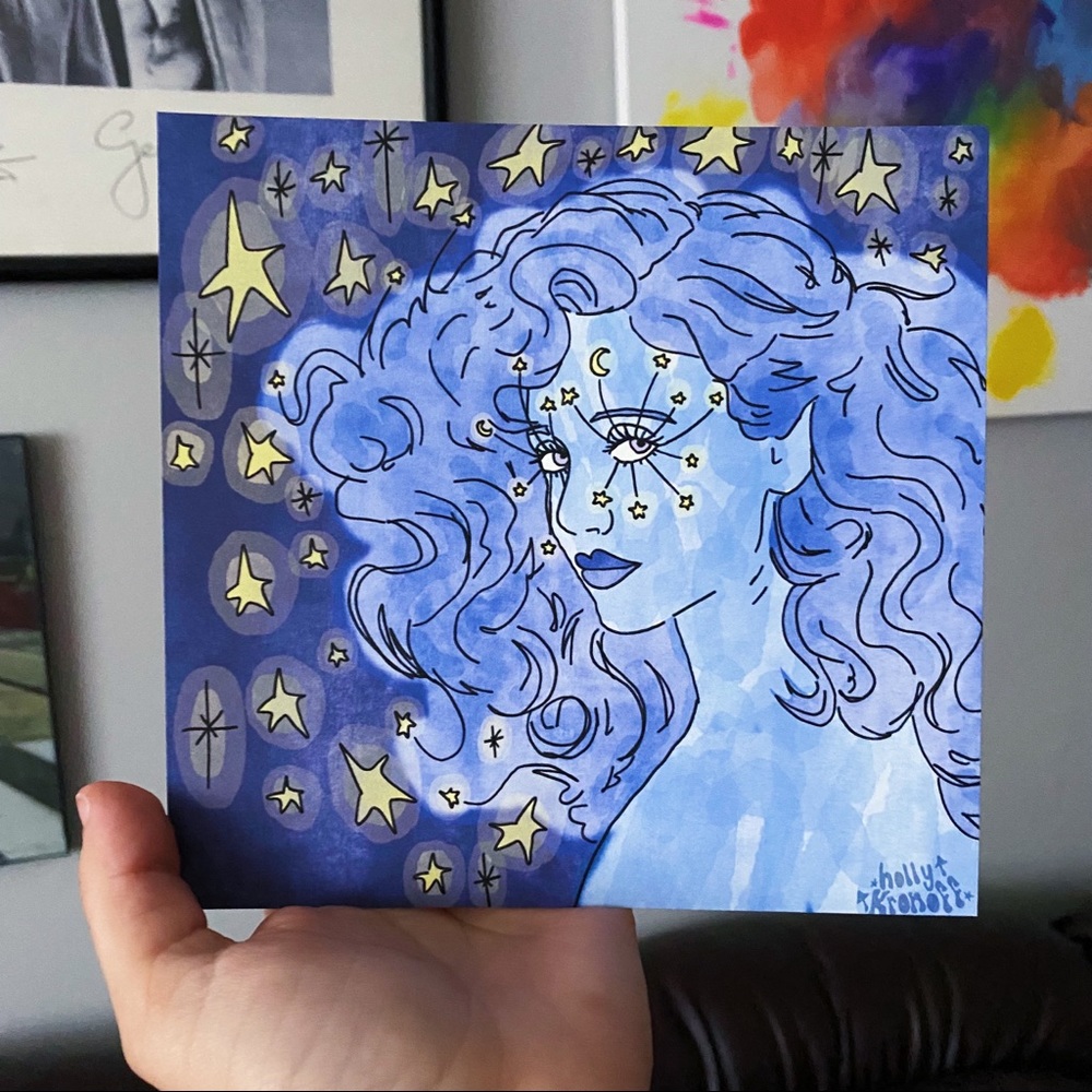 “Space Girl” Art Print